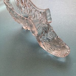 Vintage 1880 Glass Slipper by King Glass Company